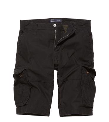 Vintage Industries Rowing Cargo Shorts-black